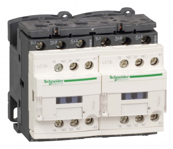 Schneider Electric Contactors D Контактор реверсивный 3P, 18 A, 24В DС