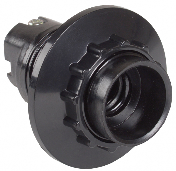 IEK Пкб14-04-К11 Патрон карболитовый с кольцом, Е14, черный (50 шт)