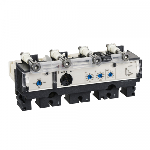 Schneider Electric Compact NSX 4P4T Выключатель Micrologic 2.2 100A Расцепитель для NSX100/250