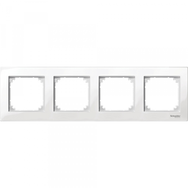 Schneider Electric Merten SM M-Plan Бел глянец Рамка 4-ая