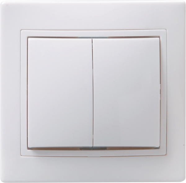 IEK KVARTA ВС10-2-0-КБ Выкл. 2кл 10А керам. бел.