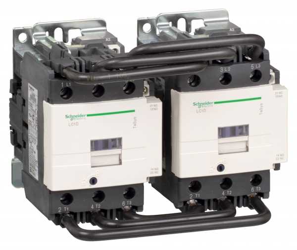 Schneider Electric Contactors D Telemecanique Контактор реверсивный 3Р 95A, НО+НЗ, 220В50Гц