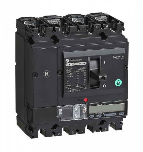 Systeme Electric Автоматический Выключатель SYSTEMEPACT CCB100 36KA 4P4D S5.2E 40A рычаг