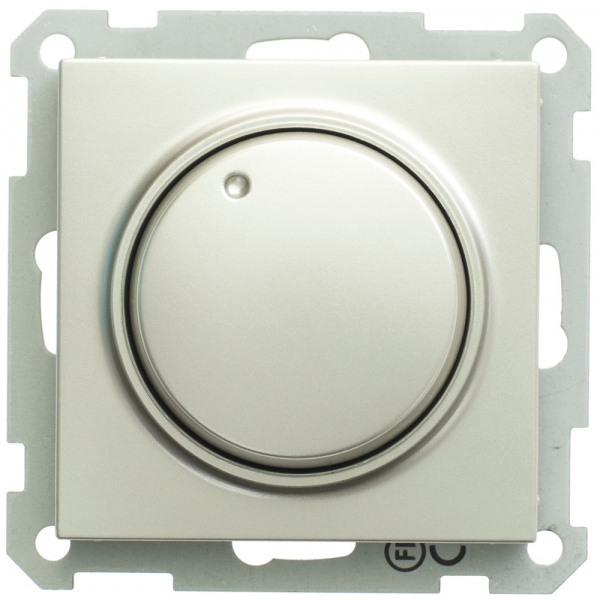 Systeme Electric W59 СВЕТОРЕГУЛЯТОР (диммер) поворотный 400Вт 230В механизм ШАМПАНЬ
