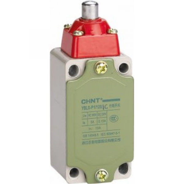 CHINT Выключатель путевой YBLX-P1/120/1C прямого действия с буфером