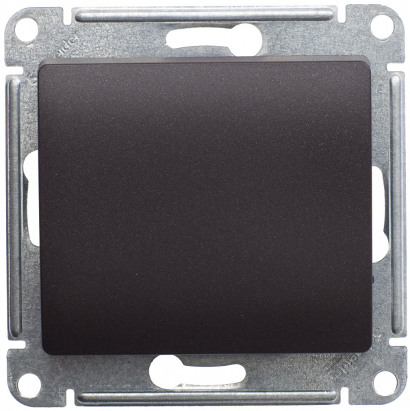 Systeme Electric Glossa Шоколад Переключатель 1-клавишный, сх.6, 10АХ