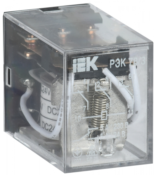 IEK ONI Реле РЭК78/3(MY3)  5А  24В DC