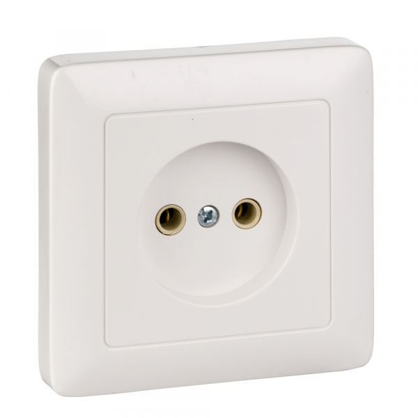 Systeme Electric Wessen ХИТ внутр Бел Розетка б/з без шторок, 16А, 250В