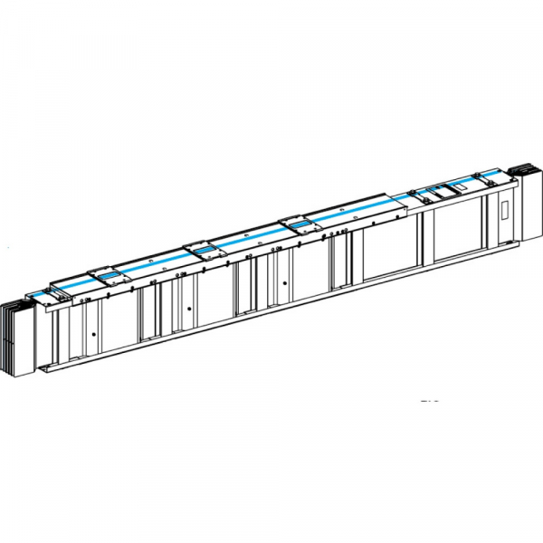 Schneider Electric CANALIS KT СЕКЦИЯ ПРЯМАЯ ДЛЯ ВТЫЧН.ОТВ.БЛОК, 3L+N+PER, Al, 800А, L=2500-3000 ММ