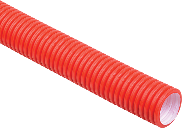 IEK ELASTA Труба гофр.двустенная ПНД/ПВД d63 красная (50 м)