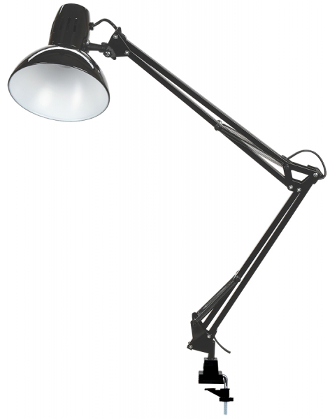 IEK Светильник настол. 1014 на струбцине Е27 черный