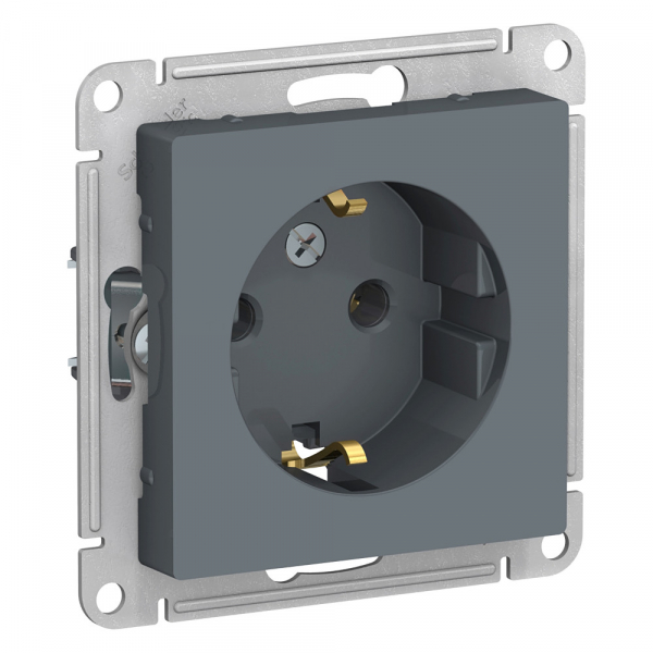 Systeme Electric AtlasDesign Грифель Розетка с/з, 16А, механизм