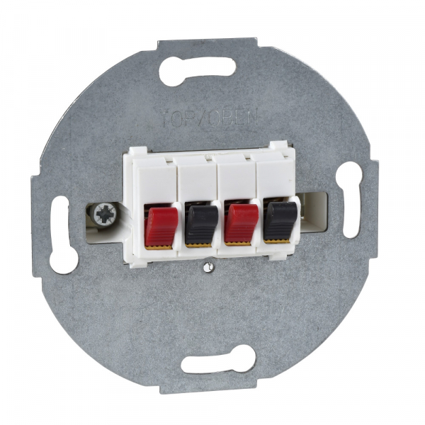 Schneider Electric Merten Бел Механизм АудиоРозетки 2-ой, пружинные клеммы