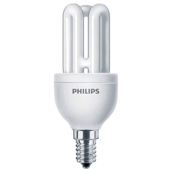 PH Лампа люминесцентная компактная Genie ES 8W WW E14 220-240V 1PF/6