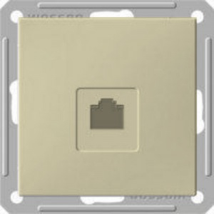 Systeme Electric Wessen 59 Беж Розетка компьютерная 1-ая RJ45 кат.5e