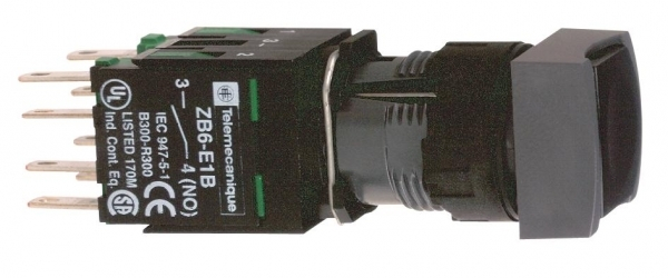 Schneider Electric Кнопка 16мм, с возвратом, синяя (XB6CA25B)