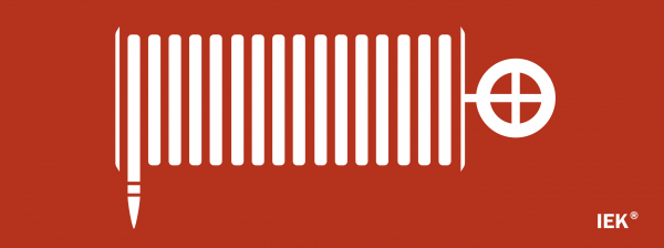 IEK Этикетка самокл. 240х90мм "Пож. кран"