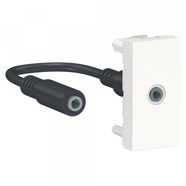 Schneider Electric Unica Modular Бел Розетка Minijack, 1 модуль
