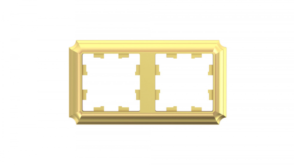 Systeme Electric AtlasDesign Antique Золото Рамка 2-ая, универсальная