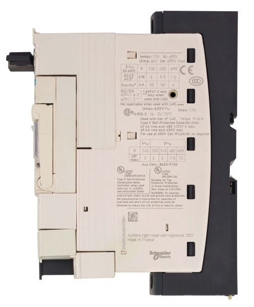 Schneider Electric TeSys U Силовой блок 12А с клеммником