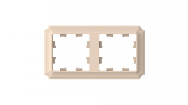 Systeme Electric AtlasDesign Antique Песочный Рамка 2-ая, универсальная