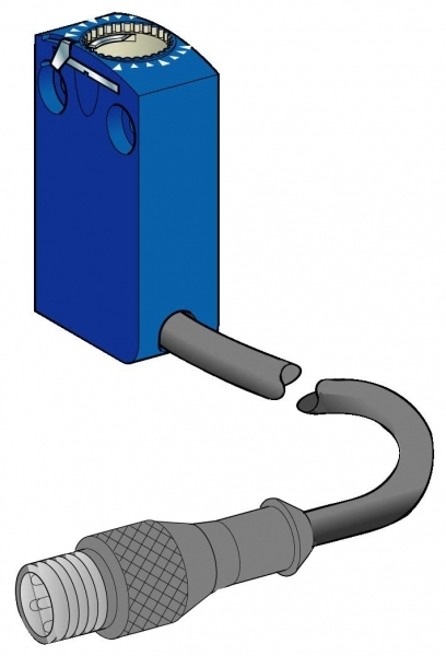 Schneider Electric Корпус металлический с безинерционным контактом 1НО1НЗ ZCMD21L08R12
