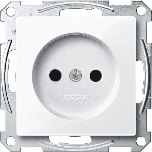 Schneider Electric Merten SM Бел Актив Механизм розетки б/з со шторками