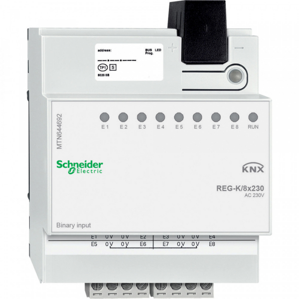 Schneider Electric Merten KNX Бинарный вход REG-K/8X230