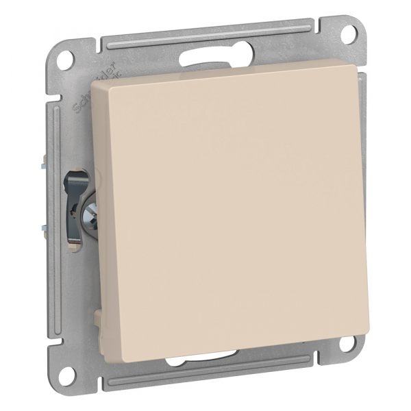 Systeme Electric AtlasDesign Беж Переключатель 1-клавишный, сх.6, 10АХ, механизм