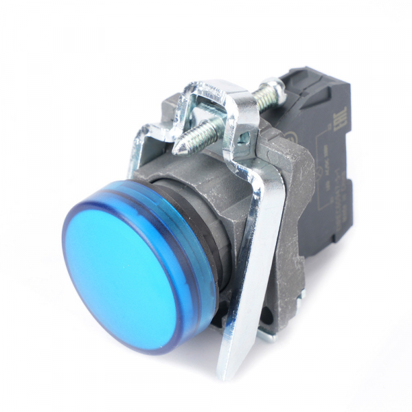 Systeme Electric Сигнальная лампа в сборе модульная 22 мм синяя 24В DC