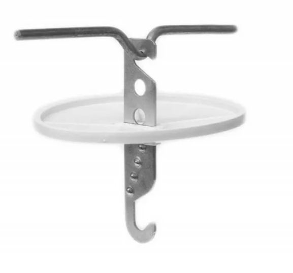 Systeme Electric Розетка потолочная с удл. осью белый