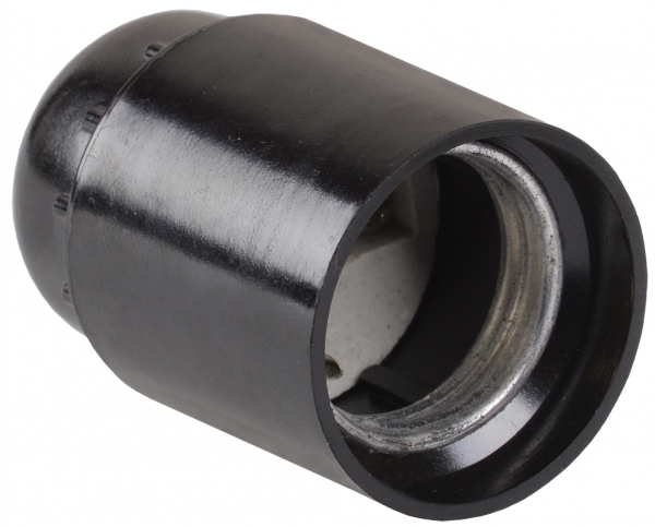 IEK Пкб27-04-К01 Патрон подвесной карболитовый, Е27, черный