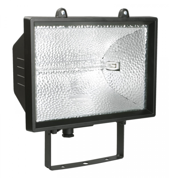 IEK Прожектор ИО1000 галогенный черный IP54