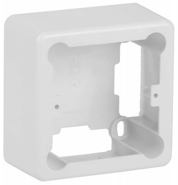 IEK ELECOR Коробка универсал. КМКУ 85х85х42мм неразб. белая