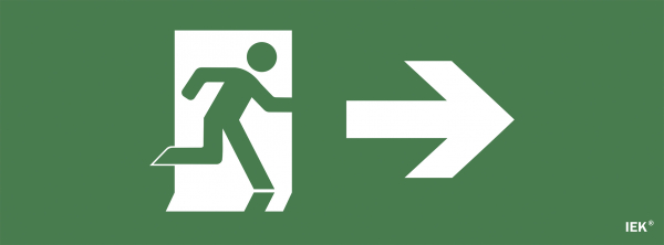 IEK Самоклеющая этик. "Фигура/стрелка вправо" ССА 1005 IEK