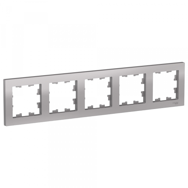 Systeme Electric AtlasDesign Алюминий Рамка 5-ая, универсальная