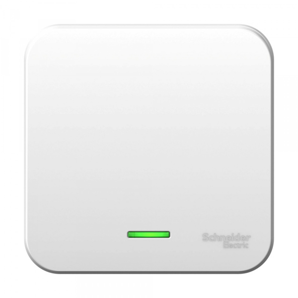 Systeme Electric Blanca наруж Бел Выключатель 1-клавишный с подсветкой, 6А, 250В