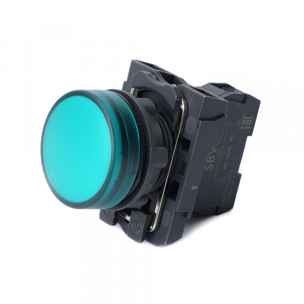 Systeme Electric Сигнальная лампа SB5 в сборе модульная 22 мм зеленая 230-240В АС