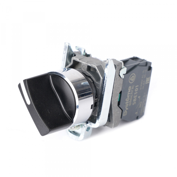 Systeme Electric Переключатель SB4 в сборе модульный 22мм 2 позиции с фиксацией 1НО