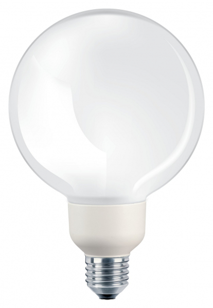 PH Лампа люминесцентная компактная шар Softone Glob 16W 827 E27