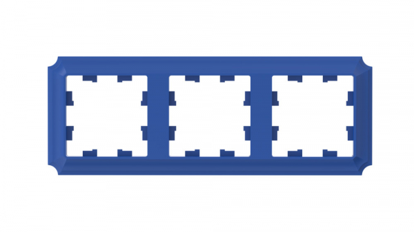 Systeme Electric AtlasDesign Antique Аквамарин Рамка 3-ая, универсальная