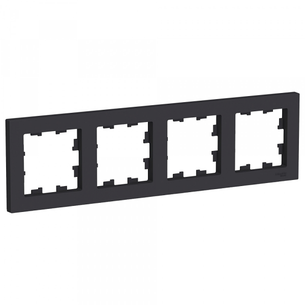 Systeme Electric AtlasDesign Карбон Рамка 4-ая, универсальная