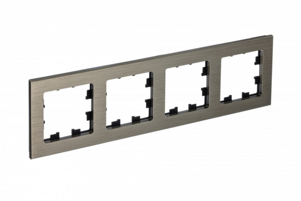Systeme Electric AtlasDesign Nature Металл латунь Рамка 4-ая