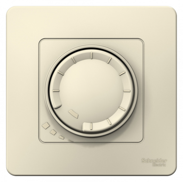 Systeme Electric Blanca внутр Молочный Светорегулятор (диммер) поворотно-нажимной 400Вт