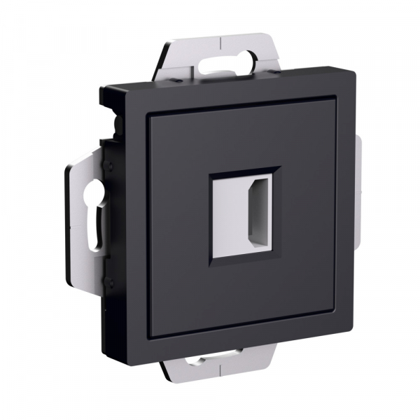 Systeme Electric AtlasDesign Карбон Розетка HDMI, механизм