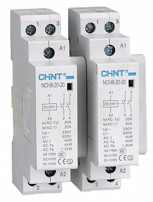 CHINT Контактор модульный NCH8-40/20 40A 2НО AC24В 50Гц (R)