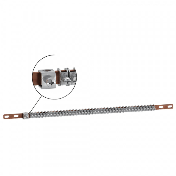 Schneider Electric Prisma Plus G Комплект из 2 шин заземления, 12 мод.