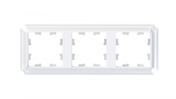 Systeme Electric AtlasDesign Antique Белый Рамка 3-ая, универсальная