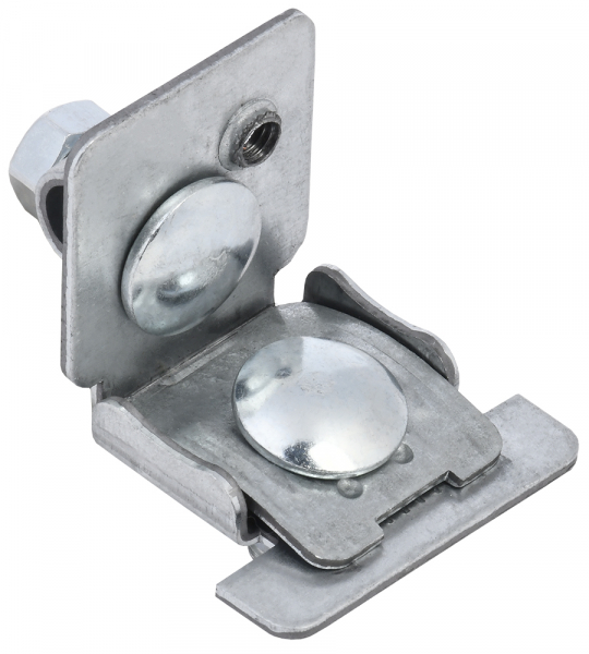 IEK Держатель проводника круглого 6-10мм фальц 0,6-8мм оцинкованная сталь