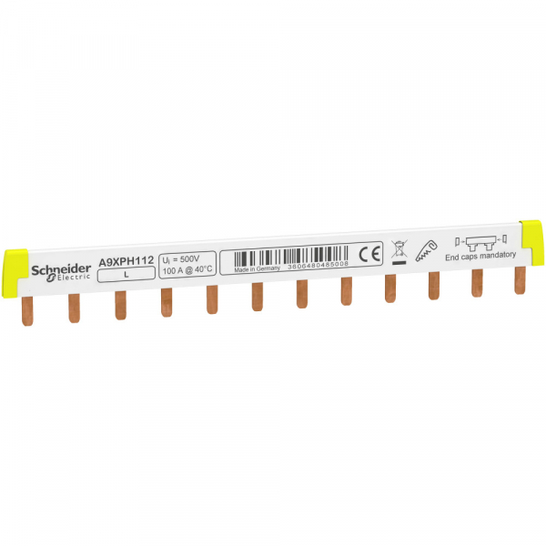 Schneider Electric Acti 9 Шинка гребенчатая 1P (L1…) 12 мод.18мм 100А разрезаемая